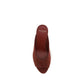 Balmain Bordeaux Goatskin Mules