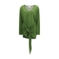 The Attico Bicolor Viscose Casual Dress