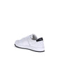 Prada White Calf Leather Bos Taurus Low Top Sneakers