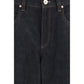 Brunello Cucinelli Blue Cotton Straight-Leg Jeans