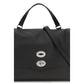 Zanellato Black Calf Leather Bos Taurus Handbag