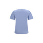 Burberry Blue Cotton T-Shirt