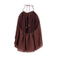 Zimmermann Bordeaux Silk Blouse