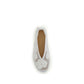 Ganni White Polyethylene Ballet Flats