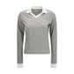Miu Miu Gray Cotton Long Sleeve T-Shirt