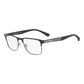 Emporio Armani Black Metal Glasses (Frames)