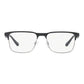 Emporio Armani Black Metal Glasses (Frames)