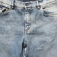 Dolce & Gabbana Blue Washed Mid Waist Straight Men Denim Jeans