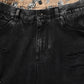 Dolce & Gabbana Black Distressed Cotton Straight Denim Jeans