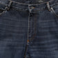 Dolce & Gabbana Dark Blue Washed MidWaist Straight Denim Jeans