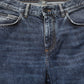 Dolce & Gabbana Dark Blue Washed Mid Waist Straight Men Denim Jeans