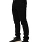 Dolce & Gabbana Black Heraldic Embroidered Skinny Denim Jeans