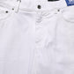 Dolce & Gabbana White Cotton Ripped Slim Fit Men Denim Jeans