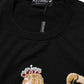 Dolce & Gabbana Black Angels Wool Crew Neck Pullover Sweater