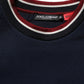 Dolce & Gabbana Blue Red Paneled 'Royals' Patch Sweatshirt Sweater