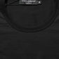 Dolce & Gabbana Black Cotton Round Neck Short Sleeve T-shirt