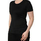 Dolce & Gabbana Black Cotton Round Neck Short Sleeve T-shirt