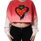 Dolce & Gabbana Multicolor StrawberryPrint Sweatshirt Sweater