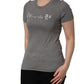 Dolce & Gabbana Gray Logo Embroidery Short Sleeve T-shirt
