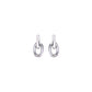 Rabanne Silver Resin Earrings
