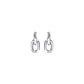 Rabanne Silver Resin Earrings