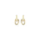 Rabanne Gold Resin Earrings