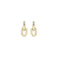 Rabanne Gold Resin Earrings