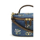 Valentino Garavani Blue Cotton Handbag