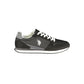 U.S. POLO ASSN. Black Polyurethane Men's Sneaker