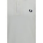 Fred Perry White Cotton Polo Shirt