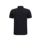 Fred Perry Black Cotton Polo Shirt