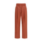 Brunello Cucinelli Orange Cotton Casual Pants