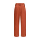 Brunello Cucinelli Orange Cotton Casual Pants