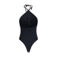 Jacquemus Black Polyamide One-Piece Swimsuit