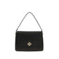 Tory Burch Black Calf Leather Bos Taurus Shoulder Bag