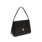 Tory Burch Black Calf Leather Bos Taurus Shoulder Bag