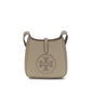 Tory Burch Beige Calf Leather Bos Taurus Shoulder Bag