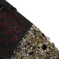 Dolce & Gabbana Black Red Embellished Derby Dress Formal Shoes