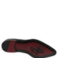 Dolce & Gabbana Black Embellished Derby Dress Formal Shoes