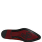 Dolce & Gabbana Red Embellished Men Derby Dress Formal Shoes