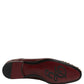 Dolce & Gabbana Maroon Embellished Derby Dress Formal Shoes