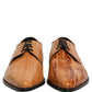 Dolce & Gabbana Brown Leather Lace Up Men Derby Dress Shoes