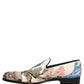 Dolce & Gabbana Multicolor Sequin Embroidered Loafers Shoes