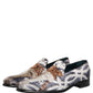 Dolce & Gabbana Multicolor Floral Tapestry Embroidery Loafer Shoes