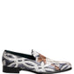 Dolce & Gabbana Multicolor Floral Tapestry Embroidery Loafer Shoes