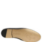 Dolce & Gabbana Silver Leather DG Logo Slip On Loafers Shoes