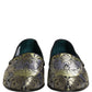 Dolce & Gabbana Multicolor Floral Jacquard Men Loafers Shoes