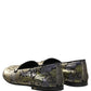 Dolce & Gabbana Multicolor Floral Jacquard Men Loafers Shoes