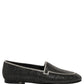 Dolce & Gabbana Black Crystal Embellished Men Loafers Shoes