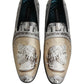 Dolce & Gabbana Multicolor Roman Slip On Dress Loafers Shoes